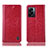Coque Portefeuille Livre Cuir Etui Clapet H04P pour Oppo A77 5G Rouge