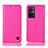 Coque Portefeuille Livre Cuir Etui Clapet H04P pour Oppo F21 Pro 5G Rose Rouge