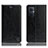 Coque Portefeuille Livre Cuir Etui Clapet H04P pour Oppo F21s Pro 5G Noir