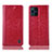 Coque Portefeuille Livre Cuir Etui Clapet H04P pour Oppo Find X3 5G Rouge