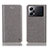 Coque Portefeuille Livre Cuir Etui Clapet H04P pour Oppo K10 Pro 5G Gris