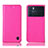 Coque Portefeuille Livre Cuir Etui Clapet H04P pour Oppo K9 Pro 5G Rose Rouge