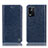 Coque Portefeuille Livre Cuir Etui Clapet H04P pour Oppo K9X 5G Bleu