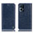 Coque Portefeuille Livre Cuir Etui Clapet H04P pour Oppo Reno7 Pro 5G Bleu