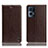 Coque Portefeuille Livre Cuir Etui Clapet H04P pour Oppo Reno7 Pro 5G Marron