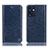 Coque Portefeuille Livre Cuir Etui Clapet H04P pour Oppo Reno7 SE 5G Bleu