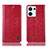 Coque Portefeuille Livre Cuir Etui Clapet H04P pour Oppo Reno9 5G Rouge