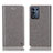 Coque Portefeuille Livre Cuir Etui Clapet H04P pour Realme 9 SE 5G Gris