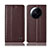 Coque Portefeuille Livre Cuir Etui Clapet H04P pour Xiaomi Mi 12 Ultra 5G Marron