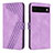 Coque Portefeuille Livre Cuir Etui Clapet H04X pour Google Pixel 6 5G Violet