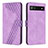 Coque Portefeuille Livre Cuir Etui Clapet H04X pour Google Pixel 6a 5G Violet