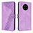 Coque Portefeuille Livre Cuir Etui Clapet H04X pour Huawei Honor 50 Lite Violet