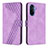 Coque Portefeuille Livre Cuir Etui Clapet H04X pour Huawei Nova Y71 Violet