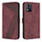 Coque Portefeuille Livre Cuir Etui Clapet H04X pour Motorola Moto E13 Rouge