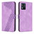 Coque Portefeuille Livre Cuir Etui Clapet H04X pour Motorola Moto E13 Violet