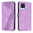 Coque Portefeuille Livre Cuir Etui Clapet H04X pour Realme 8 4G Violet