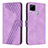 Coque Portefeuille Livre Cuir Etui Clapet H04X pour Realme C25S Violet