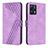 Coque Portefeuille Livre Cuir Etui Clapet H04X pour Realme Narzo 50 Pro 5G Violet