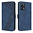 Coque Portefeuille Livre Cuir Etui Clapet H04X pour Realme Q5 5G Bleu