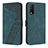 Coque Portefeuille Livre Cuir Etui Clapet H04X pour Vivo Y11s Vert