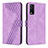 Coque Portefeuille Livre Cuir Etui Clapet H04X pour Vivo Y11s Violet