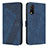 Coque Portefeuille Livre Cuir Etui Clapet H04X pour Vivo Y20s G Bleu