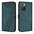 Coque Portefeuille Livre Cuir Etui Clapet H04X pour Xiaomi Redmi 10 (2022) Vert