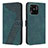 Coque Portefeuille Livre Cuir Etui Clapet H04X pour Xiaomi Redmi 10 Power Vert