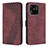 Coque Portefeuille Livre Cuir Etui Clapet H04X pour Xiaomi Redmi 10C 4G Vin Rouge