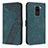 Coque Portefeuille Livre Cuir Etui Clapet H04X pour Xiaomi Redmi 10X 4G Vert