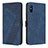 Coque Portefeuille Livre Cuir Etui Clapet H04X pour Xiaomi Redmi 9AT Bleu