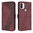 Coque Portefeuille Livre Cuir Etui Clapet H04X pour Xiaomi Redmi A1 Plus Vin Rouge