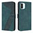 Coque Portefeuille Livre Cuir Etui Clapet H04X pour Xiaomi Redmi A1 Vert