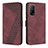 Coque Portefeuille Livre Cuir Etui Clapet H04X pour Xiaomi Redmi K30S 5G Vin Rouge