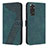 Coque Portefeuille Livre Cuir Etui Clapet H04X pour Xiaomi Redmi Note 11 4G (2022) Vert