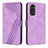 Coque Portefeuille Livre Cuir Etui Clapet H04X pour Xiaomi Redmi Note 11 4G (2022) Violet