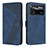 Coque Portefeuille Livre Cuir Etui Clapet H04X pour Xiaomi Redmi Note 11E Pro 5G Bleu