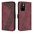 Coque Portefeuille Livre Cuir Etui Clapet H04X pour Xiaomi Redmi Note 11S 5G Vin Rouge