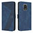 Coque Portefeuille Livre Cuir Etui Clapet H04X pour Xiaomi Redmi Note 9S Bleu