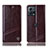 Coque Portefeuille Livre Cuir Etui Clapet H05P pour Motorola Moto Edge 30 Fusion 5G Marron