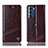 Coque Portefeuille Livre Cuir Etui Clapet H05P pour Motorola Moto G200 5G Marron