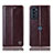 Coque Portefeuille Livre Cuir Etui Clapet H05P pour Motorola MOTO G52 Marron