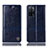 Coque Portefeuille Livre Cuir Etui Clapet H05P pour Oppo A55 5G Bleu