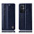 Coque Portefeuille Livre Cuir Etui Clapet H05P pour Oppo F21 Pro 5G Bleu