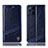 Coque Portefeuille Livre Cuir Etui Clapet H05P pour Oppo Find X3 5G Bleu