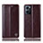 Coque Portefeuille Livre Cuir Etui Clapet H05P pour Oppo Find X5 Lite 5G Marron