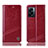 Coque Portefeuille Livre Cuir Etui Clapet H05P pour Oppo K10 5G India Rouge