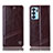 Coque Portefeuille Livre Cuir Etui Clapet H05P pour Oppo Reno6 5G Marron