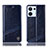 Coque Portefeuille Livre Cuir Etui Clapet H05P pour Oppo Reno9 Pro 5G Bleu