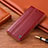 Coque Portefeuille Livre Cuir Etui Clapet H05P pour Samsung Galaxy Note 10 Plus 5G Rouge